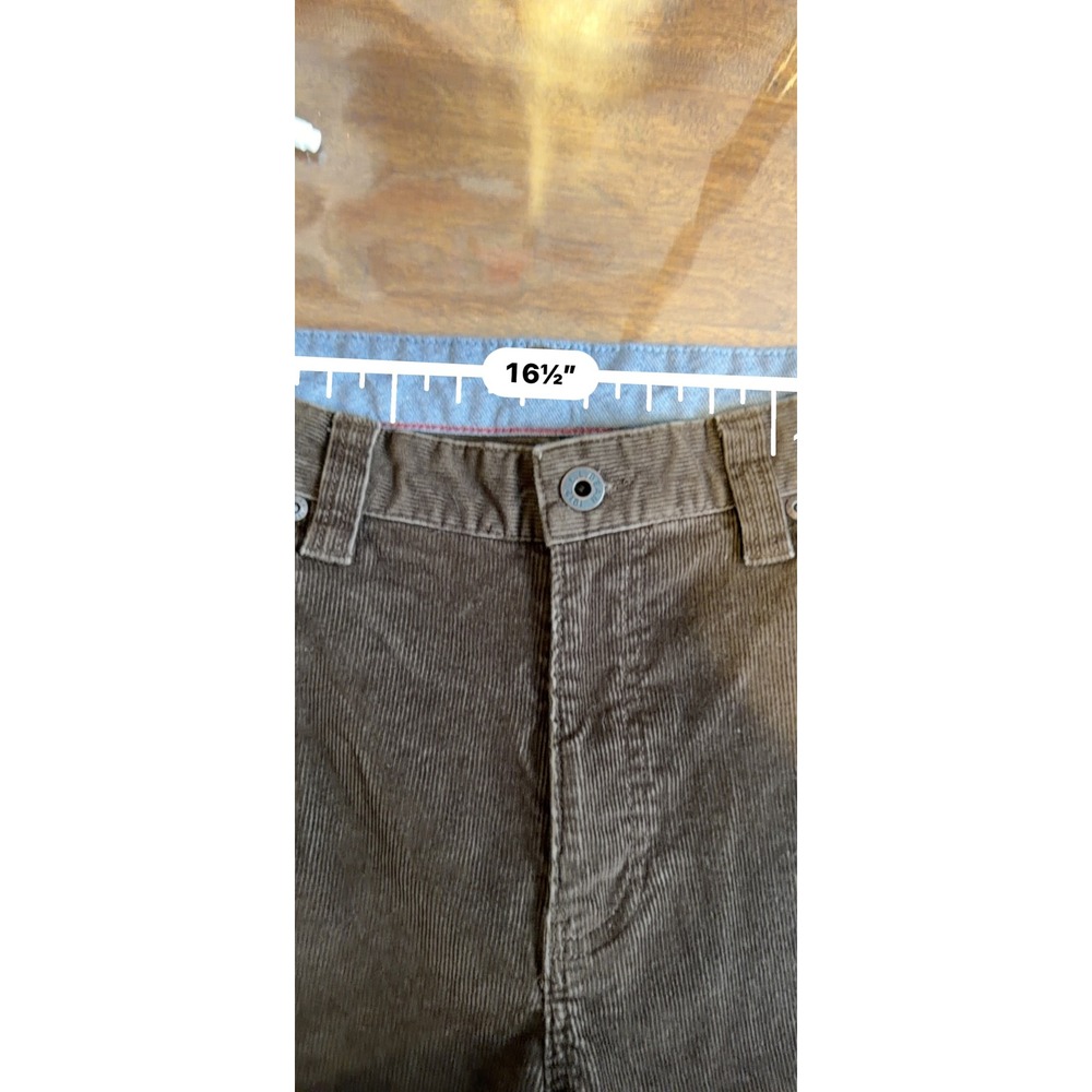 LL Bean Mens 33x30 Brown Corduroy Pants Standard Fit 502837 Cotton Stretch - Picture 6 of 7